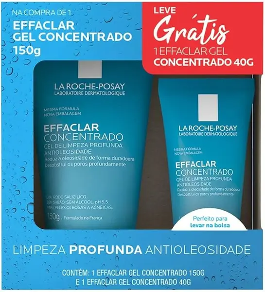 KIT EFFACLAR GEL CONCENTRADO 1 EFFACLAR GEL CONCENTRADO 150G + 1 EFFACLAR GEL CONCENTRADO 50G