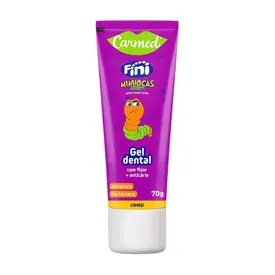 GEL DENTAL CARMED FINI MINHOCAS 70G