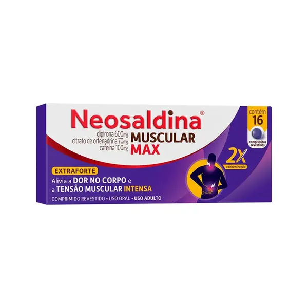 NEOSALDINA MUSCULAR MAX 16 COMPRIMIDOS
