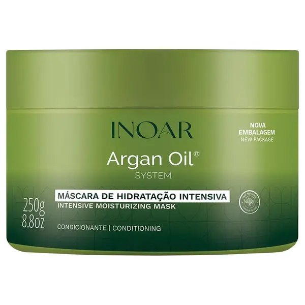 MÁSCARA ARGAN OIL INOAR HIDRATAÇÃO INTENSIVA 250G
