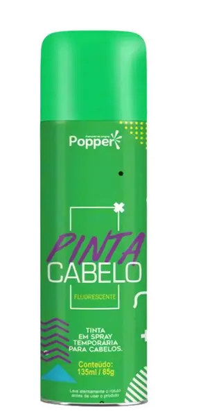 SPRAY PINTA CABELO POPPER VERDE 150ML