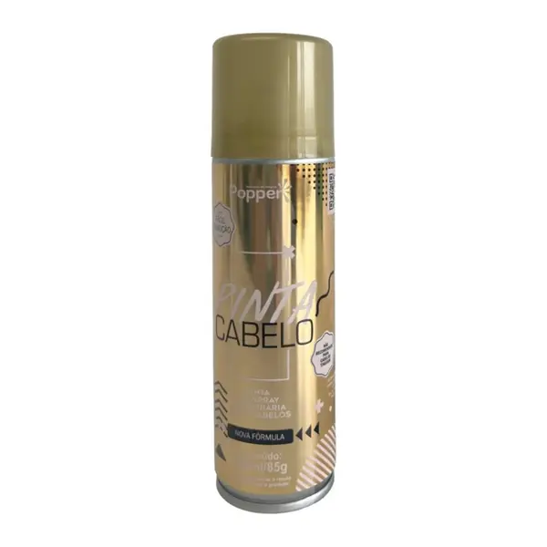 SPRAY PINTA CABELO POPPER DOURADO 135ML