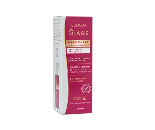 TONICO SIAGE EUDORA DERMOHAIR ANTIQUEDA 100ML
