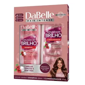 KIT EXPLOSÃO DE BRILHO DABELLE SHAMPOO 250ML + CONDICIONADOR 175ML