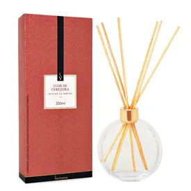 DIFUSOR DE VARETAS VIA AROMA FLOR DE CEREJEIRA 200ML
