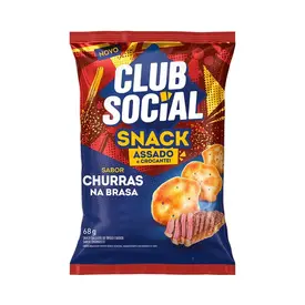 SNACK CLUBE SOCIAL SABOR CHURRAS NA BRASA 68G