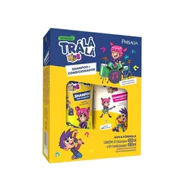 KIT TRÁ LÁ LÁ KIDS CONTÉM SHAMPOO 480ML + CONDICIONADOR 480ML