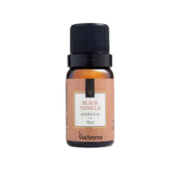ESSÊNCIA VIA AROMA BLACK VANILLA 10ML