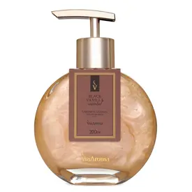 SABONETE LÍQUIDO VIA AROMA BLACK VANILLA 200ML