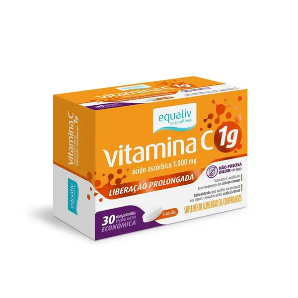 EQUALIV VITAMINA C XR 1G C/30 CPR