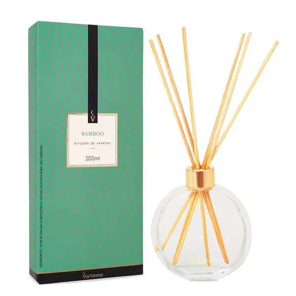 DIFUSOR DE  VARETAS VIA AROMA BAMBOO 200ML