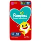 FRALDA PAMPERS SUPERSEQUINHA BABY SHARK TAMANHO G 60 UNIDADES