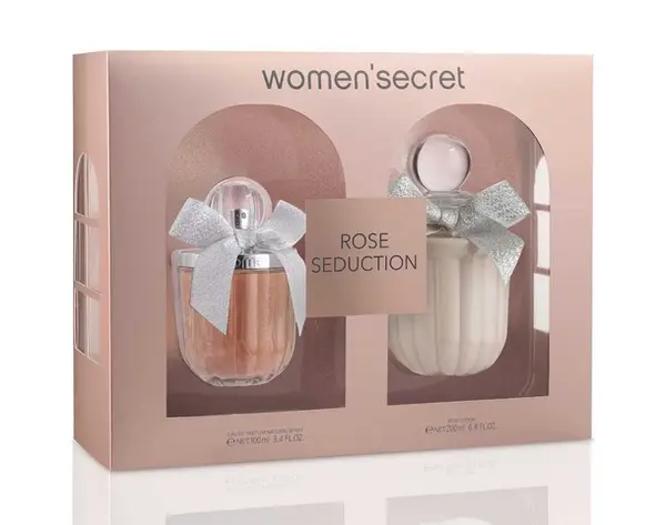 KIT COL WOMEN SECRET ROSE SEDUCTION         COLONIA + LOCAO CORPORAL