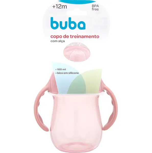 COPO TREINAMENTO COM ALÇA ROSA BUBA REF18868