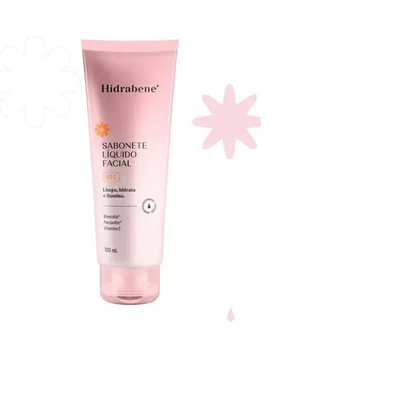 SABONETE LÍQUIDO FACIAL HIDRABENE VIT C 120ML