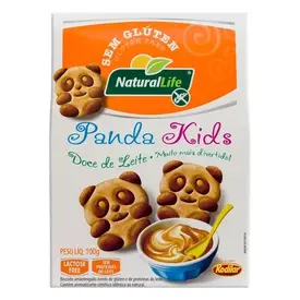 BISCOITO NATURAL LIFE PANDA KIDS SABOR DOCE LEITE100G