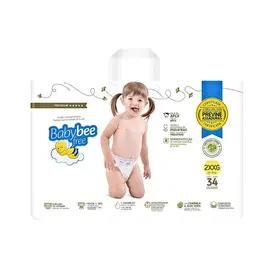 FRALDA BABY BEE FREE 2XXG C/34UN