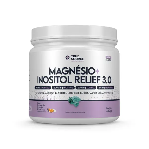 MAGNESIO+INOSITOL TRUE SOURCE CAMO/LARANJA/LAVANDA 350G