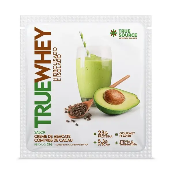 WHEY SACHE TRUE SOURCE ABACATE/CACAU 32G