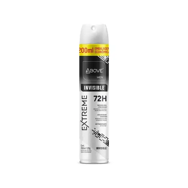 DES ABOVE EXTREME MEN AERO 72HR INVISIBLE 200ML