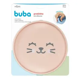 PRATINHO SILICONE GUMMY BUBA COM VENTOSA PESSÊGO REF19680