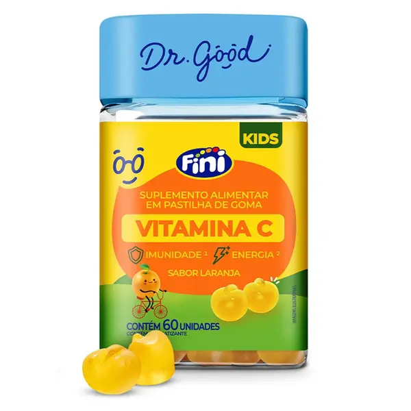 VITAMINA C KIDS DR GOOD FINI LARANJA C/60 UN