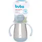 COPO TÉRMICO PAREDE DUPLA AZUL BUBA COM ALÇA REF19008