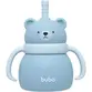 COPO EM SILICONE COM CANUDO BUBA URSO AZUL REF19689
