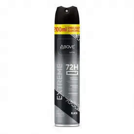 DES ABOVE EXTREME BLACK MEN AERO 72HR INVISIBLE 200ML