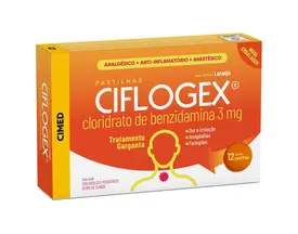 CIFLOGEX C/12 PAST LARANJA