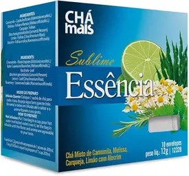 SUBLIME ESSÊNCIA CHÁ MAIS 10 SACHÊS