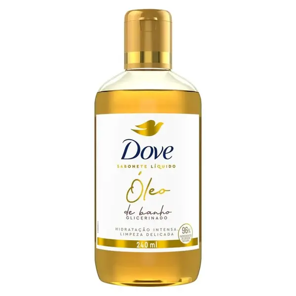 SABONETE LÍQUIDO DOVE ÓLEO DE BANHO GLICERINADO 240ML