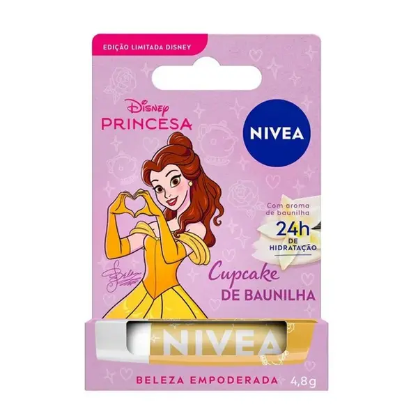 NIVEA LIP CARE PRINCESA BELLA CUPCAKE DE BAUNILHA 4,8G