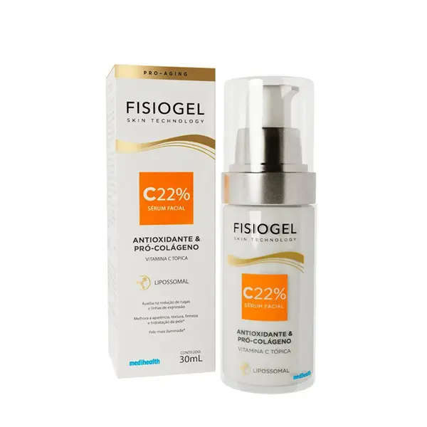 FISIOGEL SÉRUM FACIAL 22% VITAMINA C 30ML