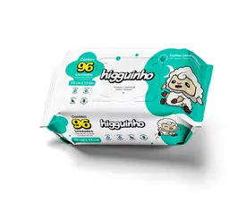LENÇO UMEDECIDO HIGGUINHO CONTÉM 96 UNIDADES