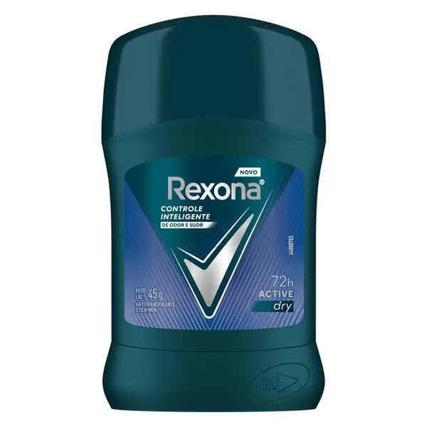 DESODORANTE REXONA MEN STICK ACTIVE DRY 45G