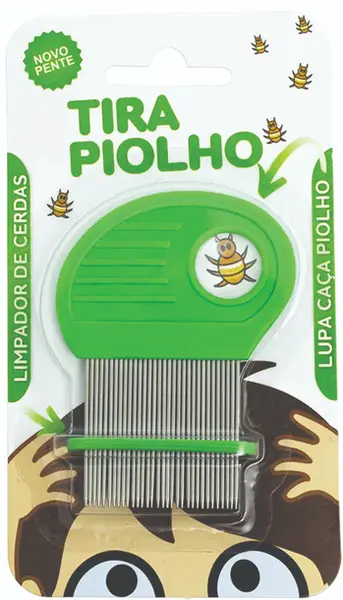 PENTE FINO TIRA PIOLHO VERDE