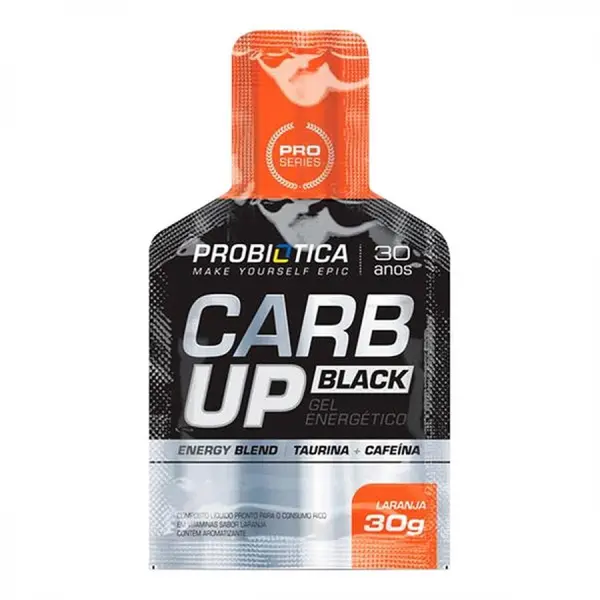 CARB UP BLACK PROBIOTICA LARANJA 30G