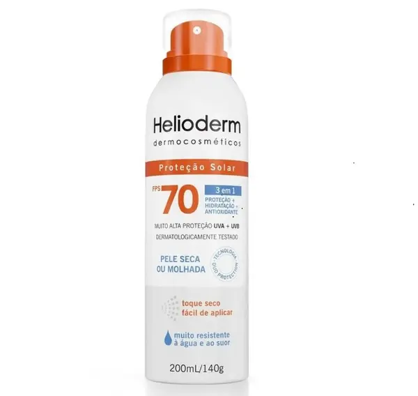 PROTETOR HELIODERM AEROSSOL FPS70 200ML