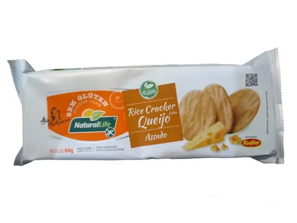 RICE CRACKER NATURAL LIFE QUEIJO 84G