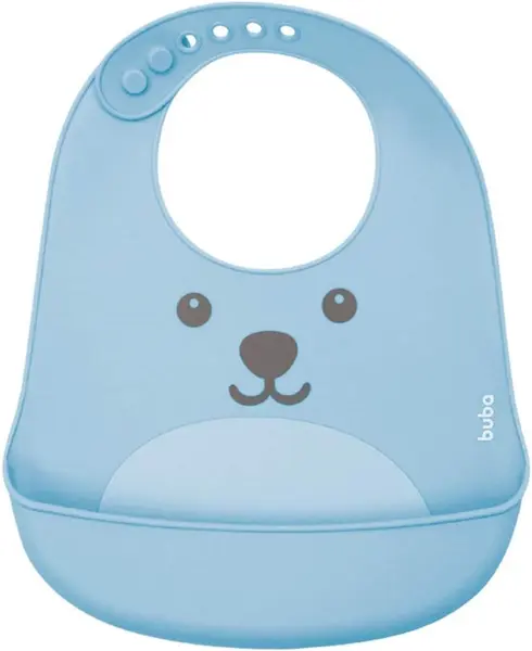 BABADOR COM PEGA-MIGALHAS BUBA CLOUDY AZUL REF 20885