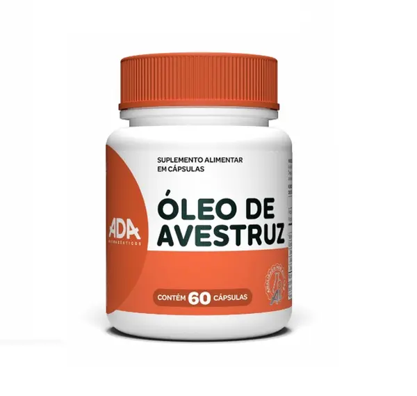 OLEO DE AVESTRUZ ADA C/60 CAPS
