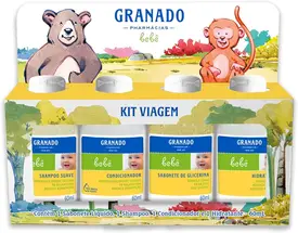 KIT VIAGEM GRANADO BEBE COND/SH/SAB/HIDRAT