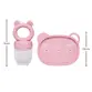 KIT PORTA FRUTINHAS E FORMINHA BUBA SILICONE ROSA REF 20898