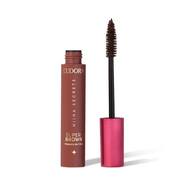 MASCARA CILIOS NIINA SECRETS SUPER BROWN