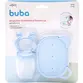KIT PORTA FRUTINHAS E FORMINHA BUBA SILICONE AZUL REF 20897