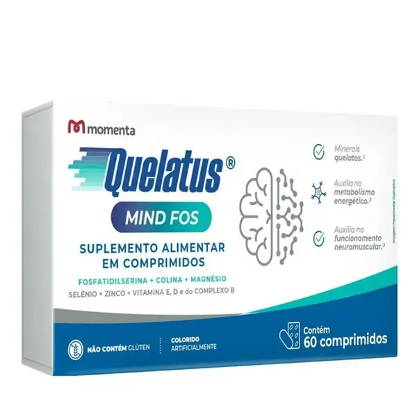 QUELATUS MIND FOS 60 CCOMPRIMIDOS