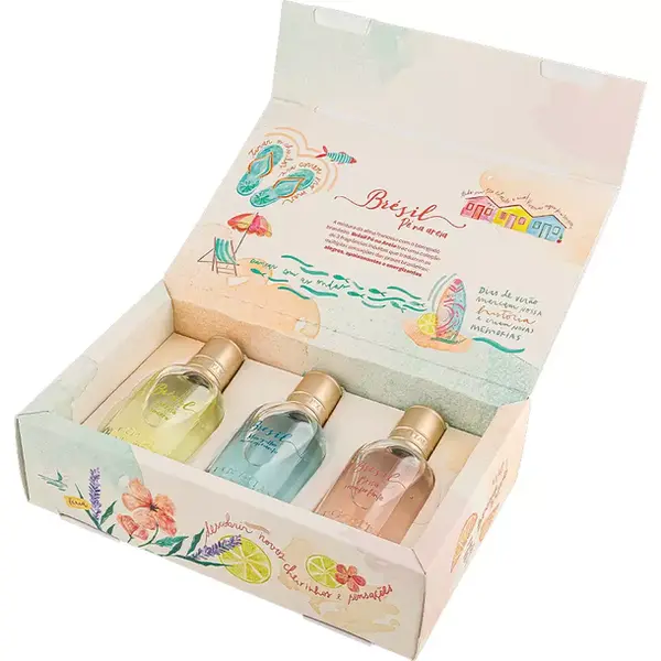 KIT BRESIL LOCCITANE PÉ NA AREIA 3 COLÔNIAS