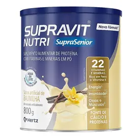 SUPRAVIT NUTRI SUPRASENIOR SABOR BAUNILHA 800G