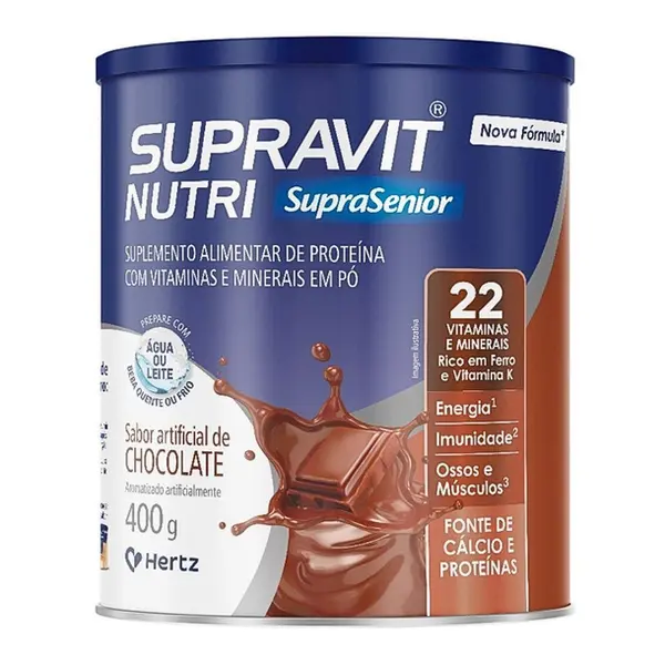 SUPRAVIT NUTRI SUPRASENIOR SABOR CHOCOLATE 400G